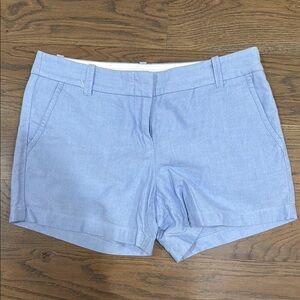 Linen blue shorts from j crew